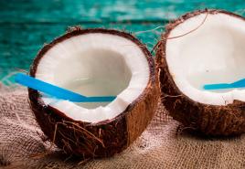 Džiovinti kokoso trupiniai 5 raidės
