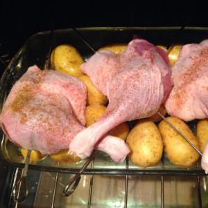 Duck in the oven with potatoes recipe