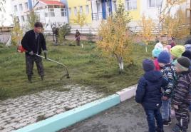 Summary of a walk at the preschool educational institution “Journey to the Kingdom of Nature”
