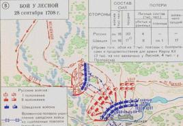 Battle of Lesnaya: mother of the Poltava victory What battle did Peter call the mother of the Battle of Poltava