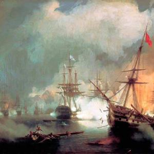 The Battle of Navarino took place. The end of the battle: complete victory of the allied fleet
